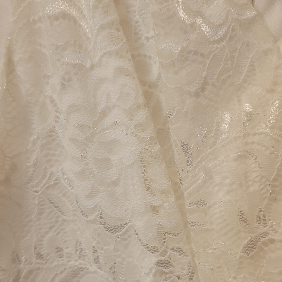 Chico's White Sleeveless V-Neck Midi Dress - Picture 2 of 3